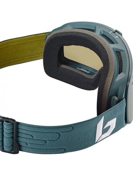 BOLLE NEVADA NEO Teal Matte slidinėjimo akiniai + papildomas lęšis